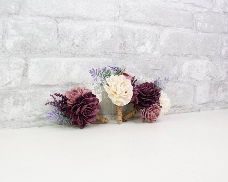 Palisade Boutonniere Craft Kit (Set of 3) - Sola Wood Flowers