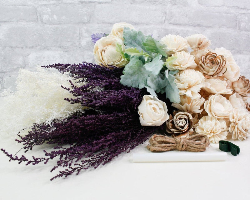 Palisade Bridal Bouquet Kit - Sola Wood Flowers
