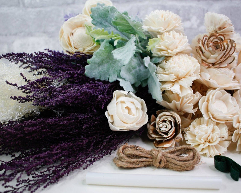 Palisade Bridal Bouquet Kit - Sola Wood Flowers