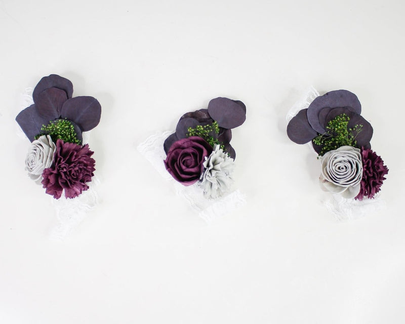 Paris Corsage Craft Kit (Set of 3) - Sola Wood Flowers