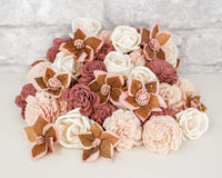 Perfect Pinks Mini Assortment - Sola Wood Flowers