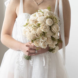 Perfect Simplicity Bridal Bouquet - Sola Wood Flowers