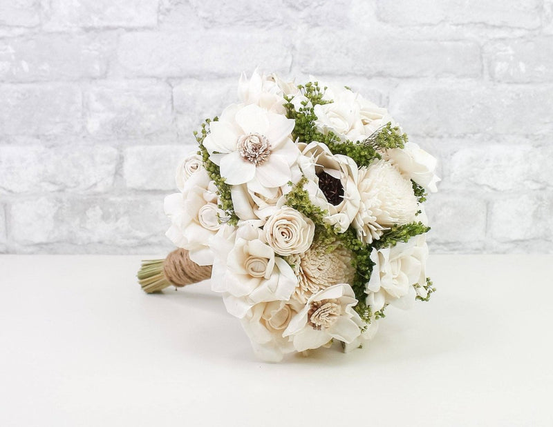 Perfect Simplicity Bridesmaid Bouquet Kit - Sola Wood Flowers