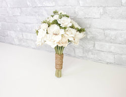 Perfect Simplicity Bridesmaid Bouquet - RTS - Sola Wood Flowers