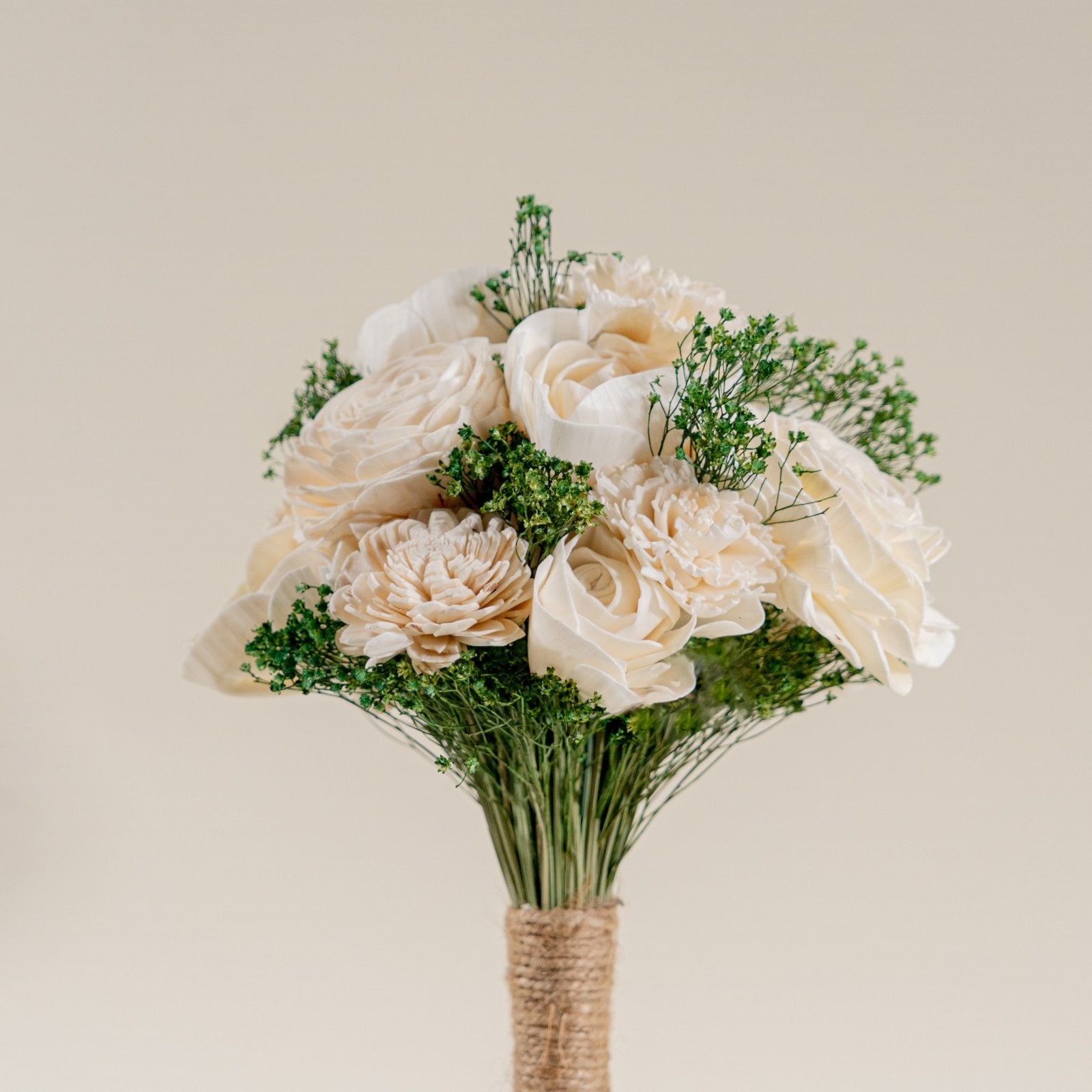 DIY KIT Katherines Collection Boho Sola Flower Bouquet Ivory