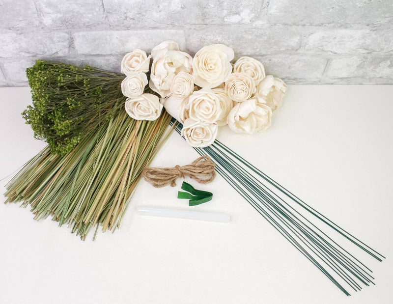 Perfect Simplicity Mini Bouquet Kit - Sola Wood Flowers