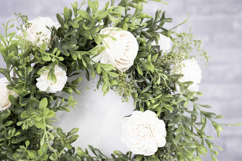 Perfect Simplicity Wreath (Small) - Sola Wood Flowers
