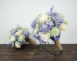 Periwinkle - Finished Bouquet - Sola Wood Flowers