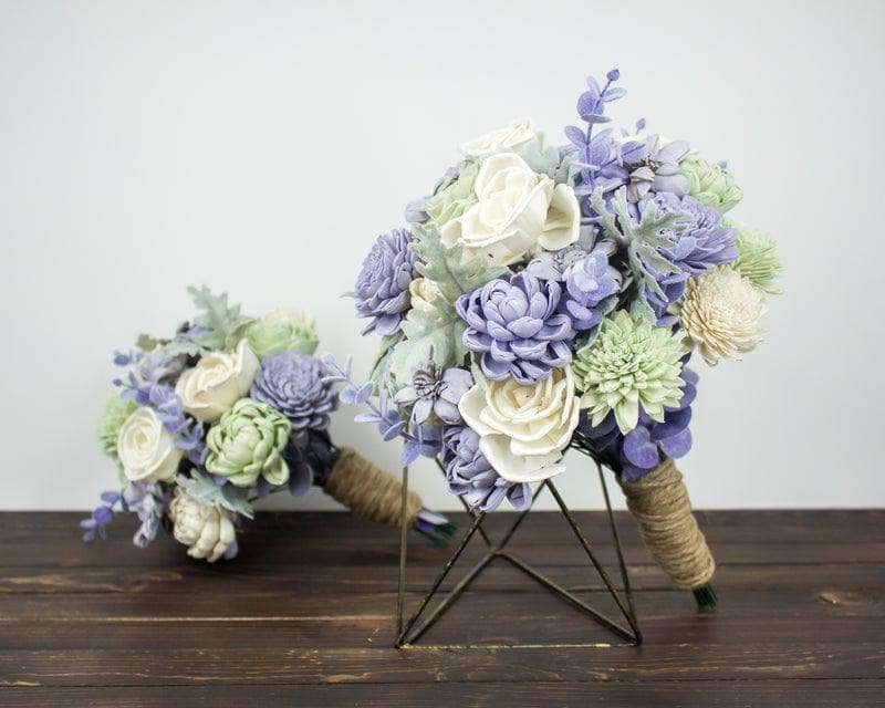 Periwinkle - Finished Bouquet - Sola Wood Flowers