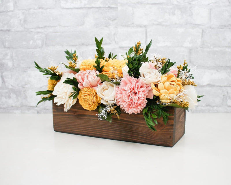 Pink Lemonade Centerpiece Craft Kit - Sola Wood Flowers