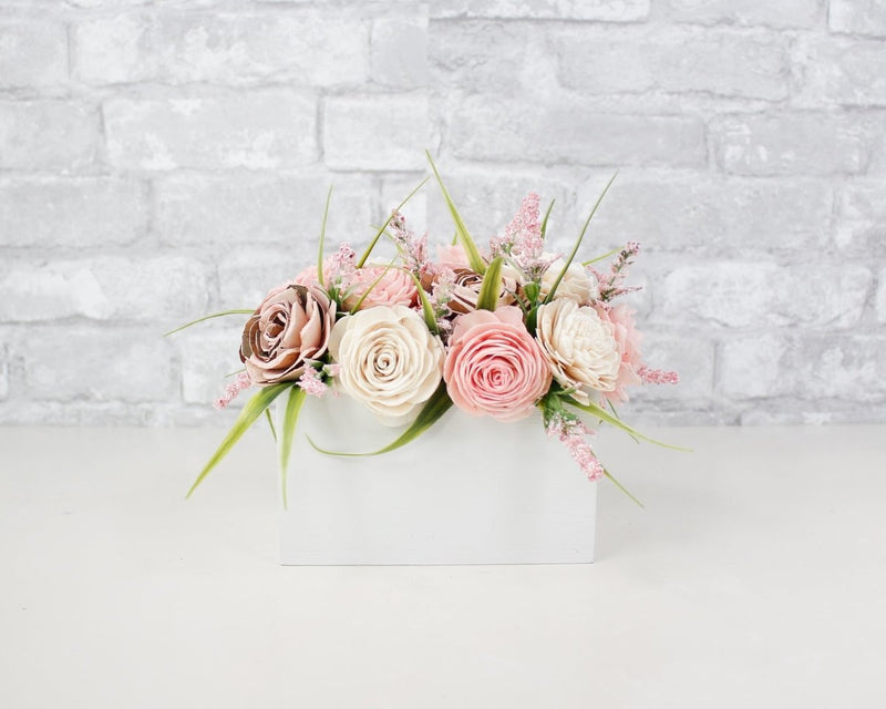 Pretty In Pink Centerpiece Craft Kit - Sola Wood Flowers