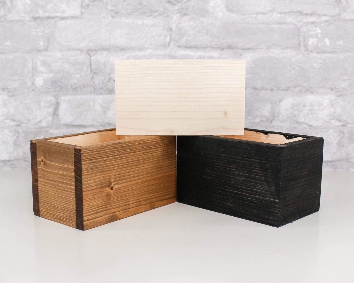 Wood Box Centerpiece, Flower Caddy – GFTWoodcraft