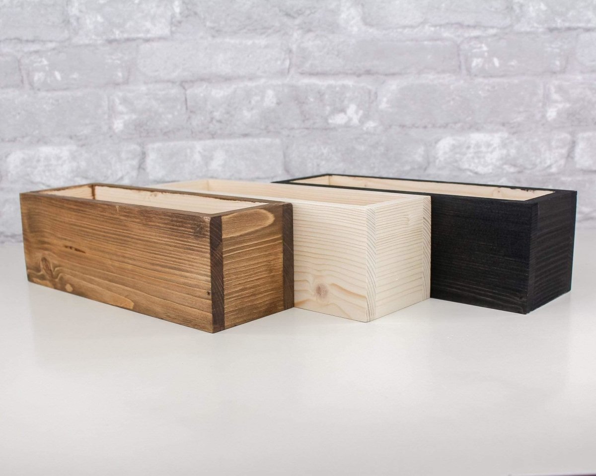 Wood Box Centerpiece, Flower Caddy – GFTWoodcraft