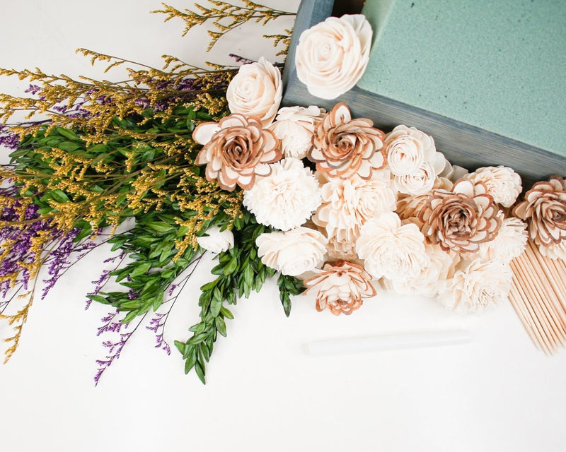 Rocky Mountain Centerpiece Craft Kit - Sola Wood Flowers