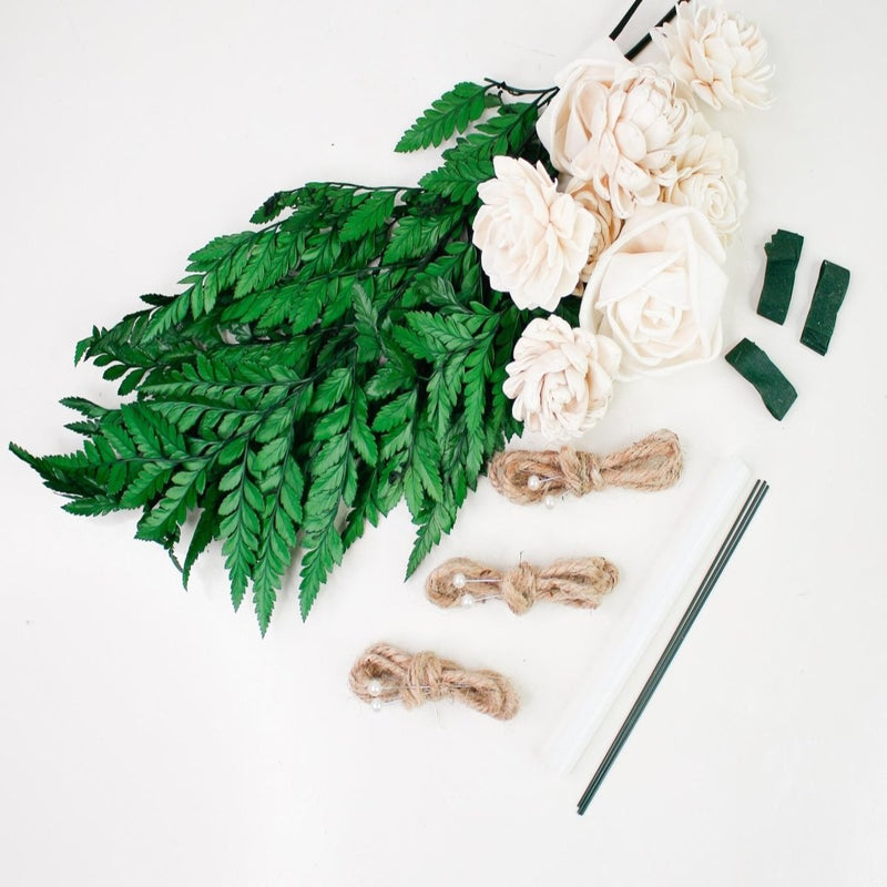 Romance Boutonniere Craft Kit (Set Of 3) - Sola Wood Flowers