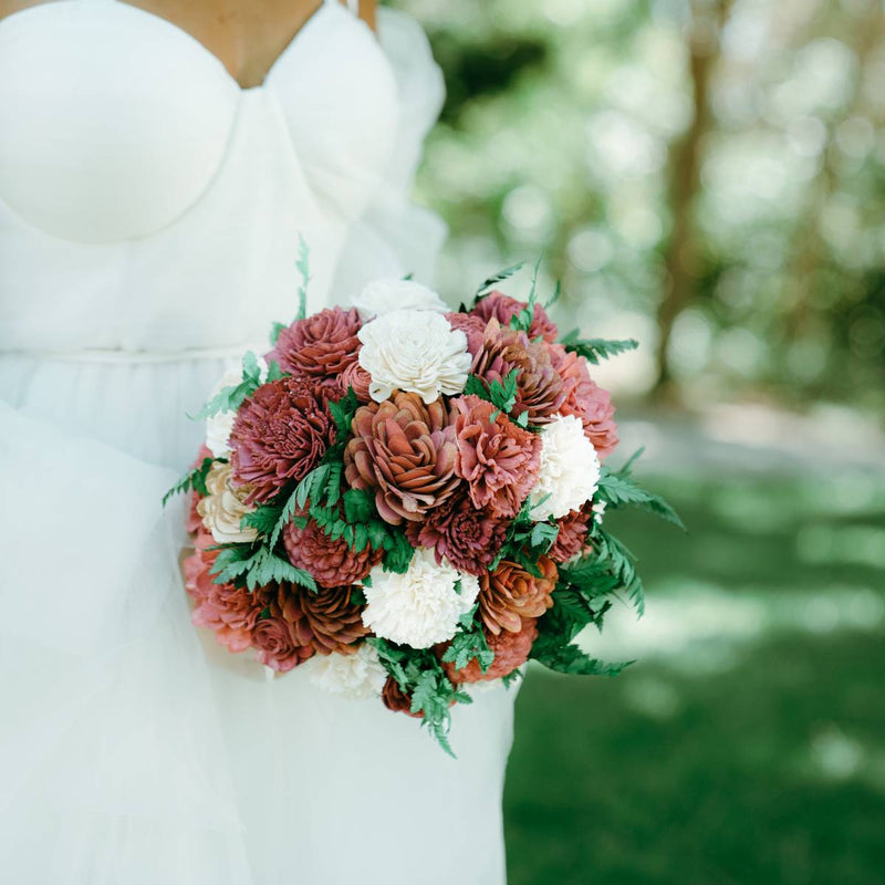 Romance Bridal Bouquet - Sola Wood Flowers
