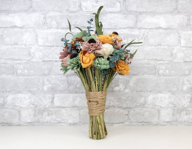 Rustic Chic Bridesmaid Bouquet Kit - Sola Wood Flowers