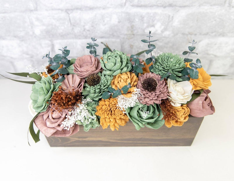 Rustic Chic Centerpiece Craft Kit - Sola Wood Flowers