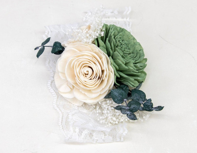 Rustic Chic Corsage Craft Kit (Set of 3) - Sola Wood Flowers