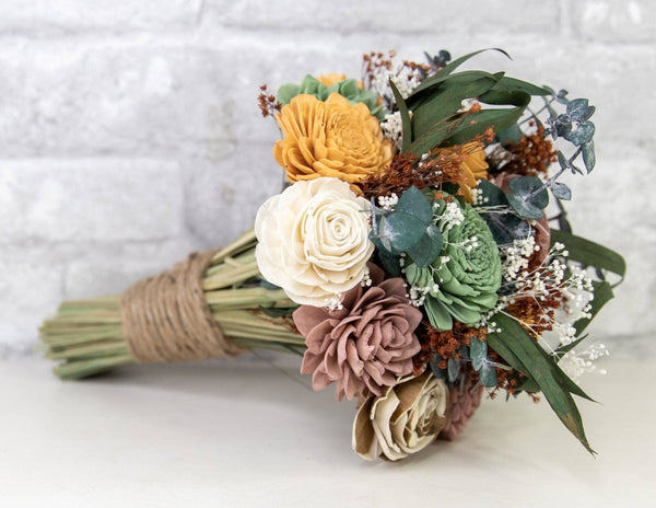 Rustic Chic Mini Bouquet Kit - Sola Wood Flowers
