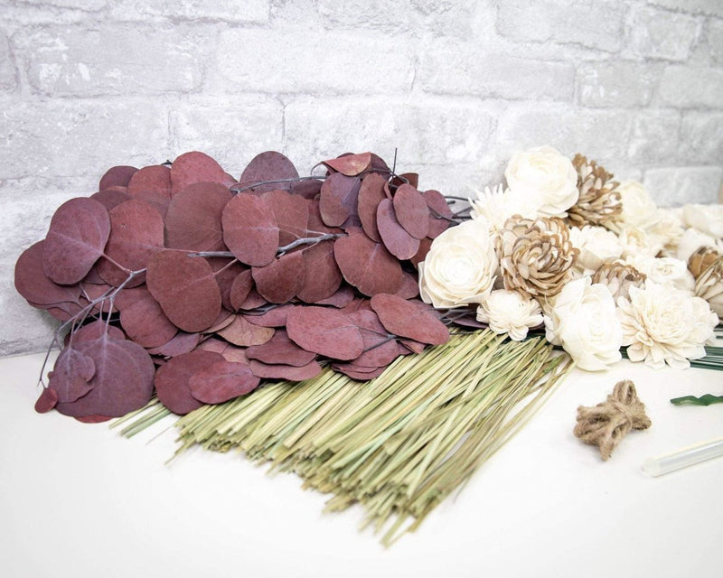 Rustic Red Bouquet Kit - Sola Wood Flowers