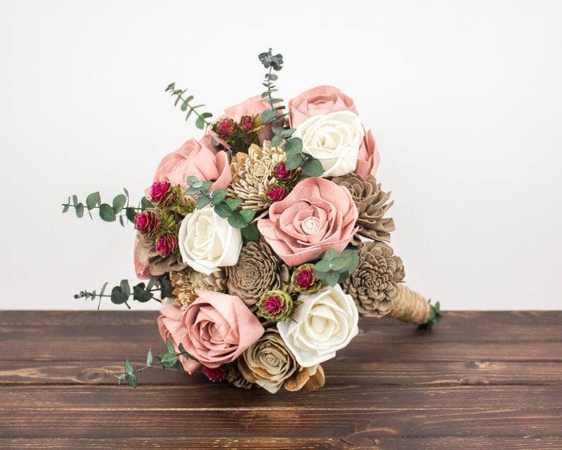 Rustic Romance - Finished Bouquet - Sola Wood Flowers