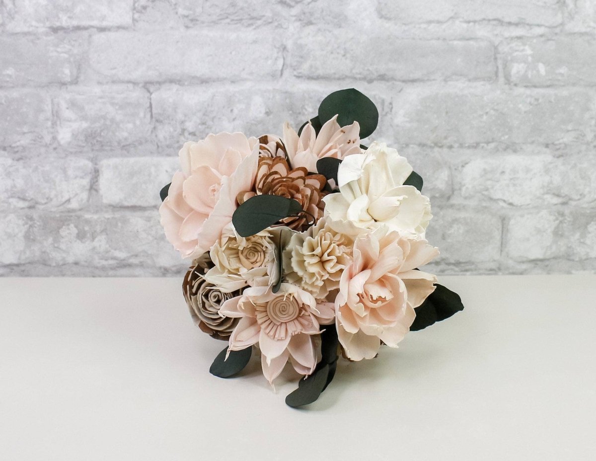 Silver Mini Bouquet – Sola Wood Flowers