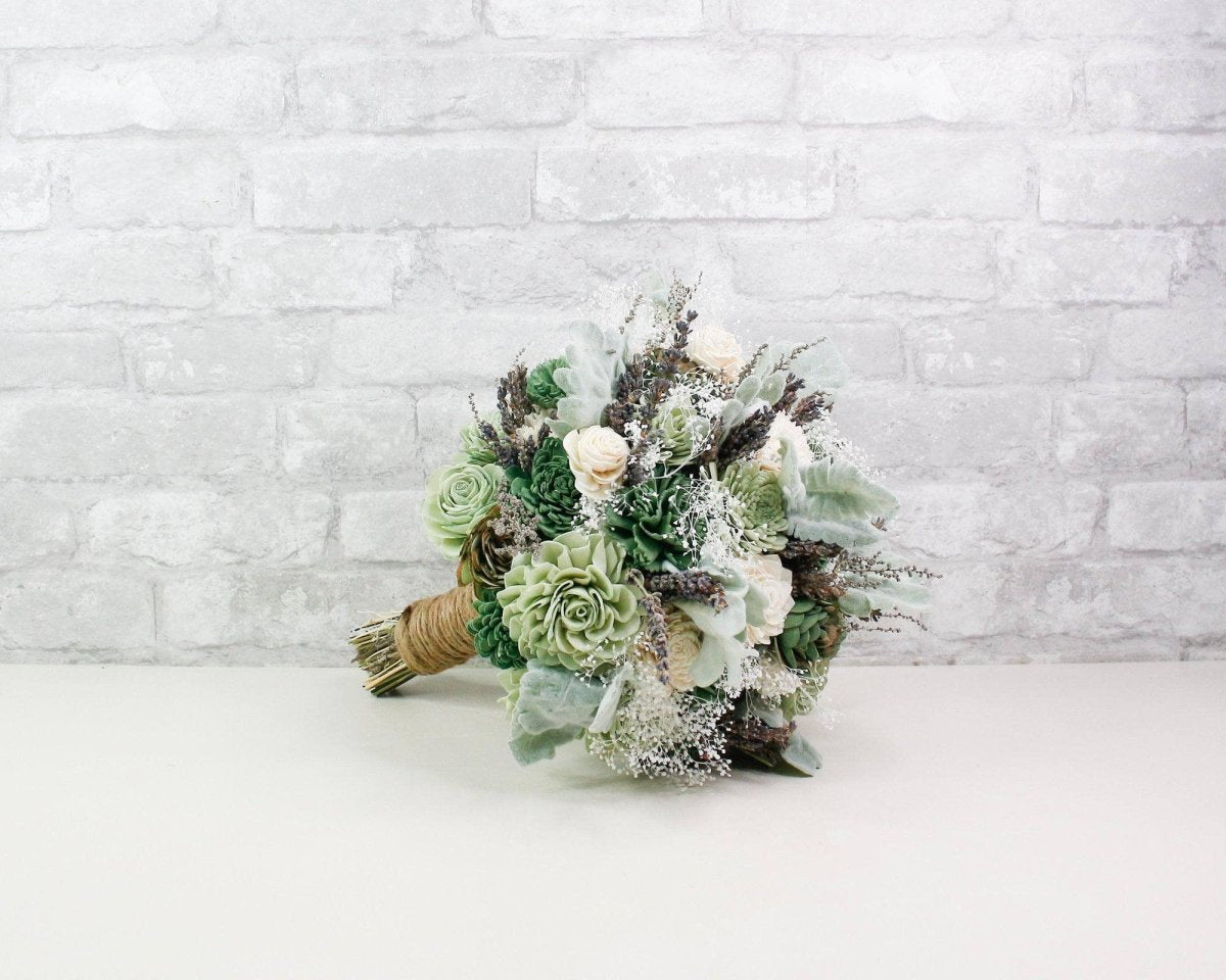 Silver Mini Bouquet – Sola Wood Flowers
