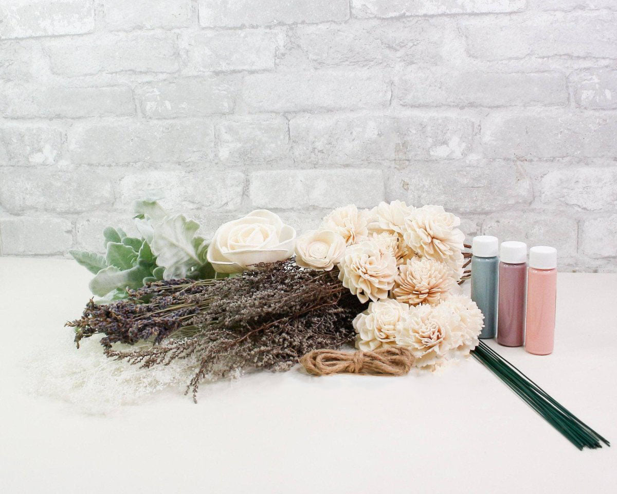 Sage Bundle + Mini Dried Bouquet - Walter Pine Floral Studio