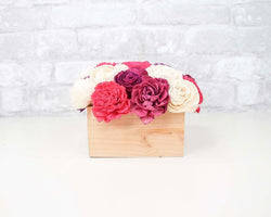 Simple Sola Centerpiece - Cherry/Plum - Sola Wood Flowers
