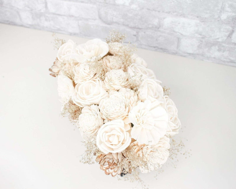 Simply Stunning Centerpiece Craft Kit - Sola Wood Flowers