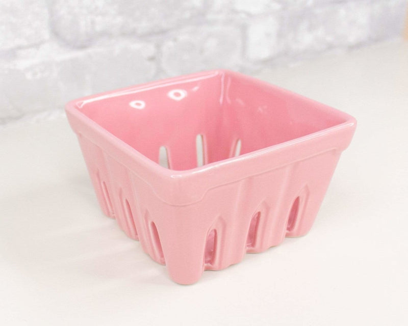 Strawberry Carton Container - Pink - Sola Wood Flowers
