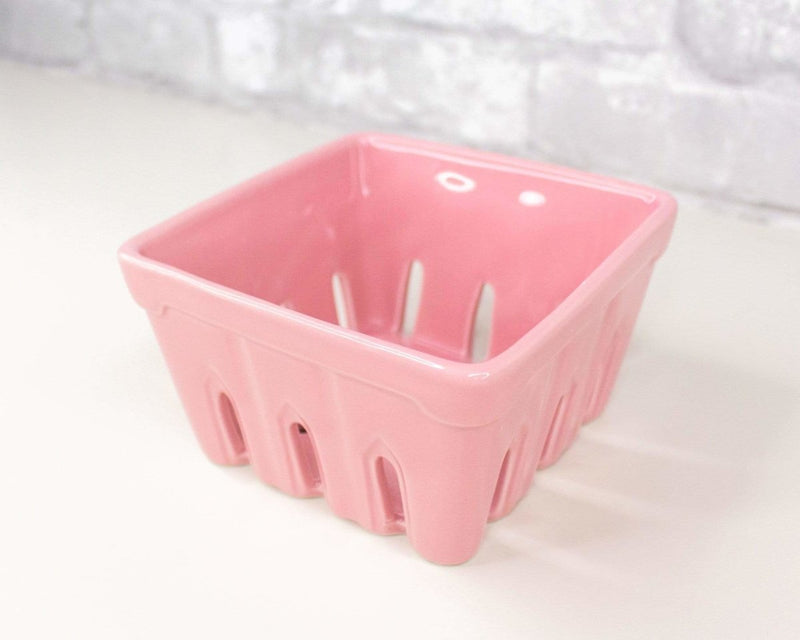 Strawberry Carton Container - Pink - Sola Wood Flowers