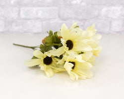 Sunflower Bush - Cream - Sola Wood Flowers
