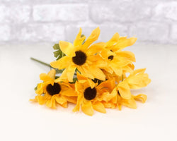 Sunflower Bush - Dark Yellow - Sola Wood Flowers
