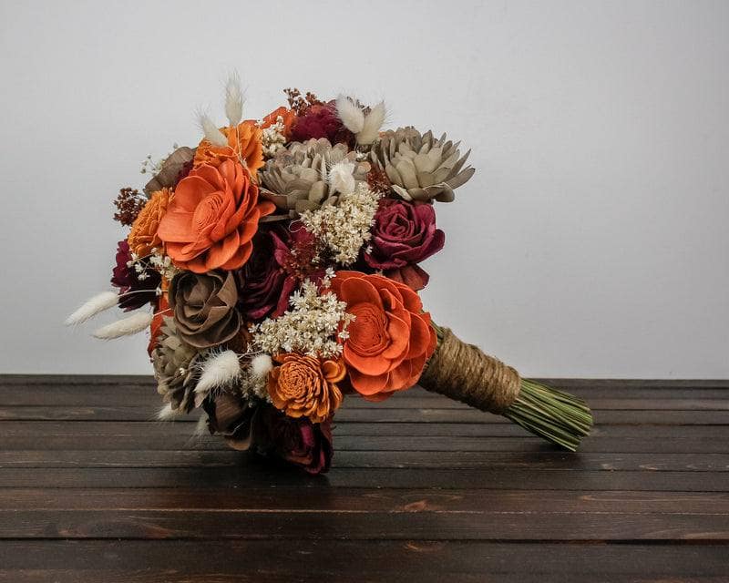 Sweater Weather - Finished Bouquet - Sola Wood Flowers