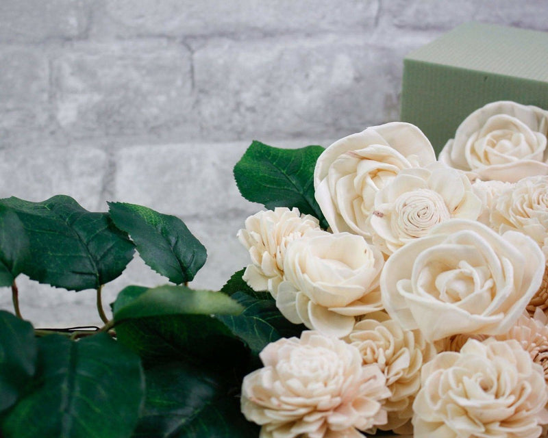 Sweet Serenade Centerpiece Craft Kit - Sola Wood Flowers