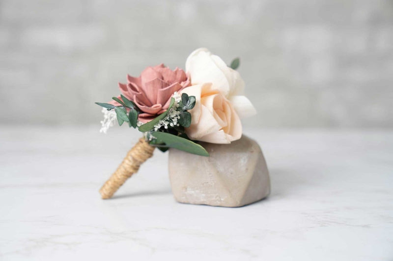 The Best Groom's Boutonniere - Sola Wood Flowers