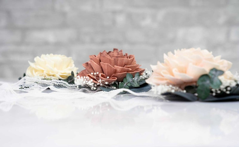 The Best Mother's Corsage (Set of 3) - Sola Wood Flowers