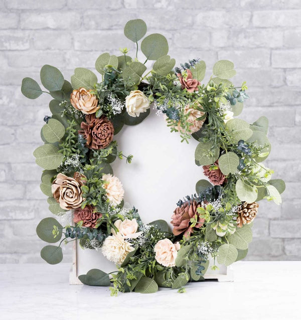 The Best Wreath (Large)* - Sola Wood Flowers