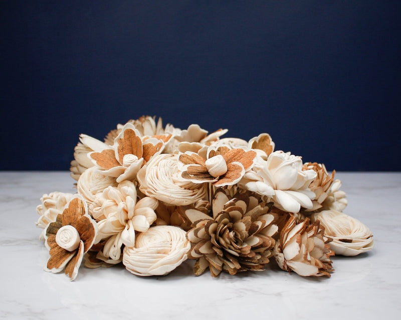 Thicket Assortment (50 Flowers) - Sola Wood Flowers