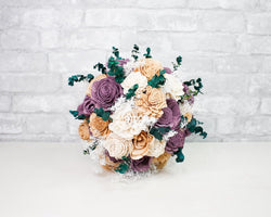 Tie The Knot Bridal Bouquet Kit - Sola Wood Flowers