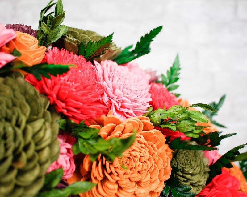 Tropical Wreath Craft Kit - Sola Wood Flowers