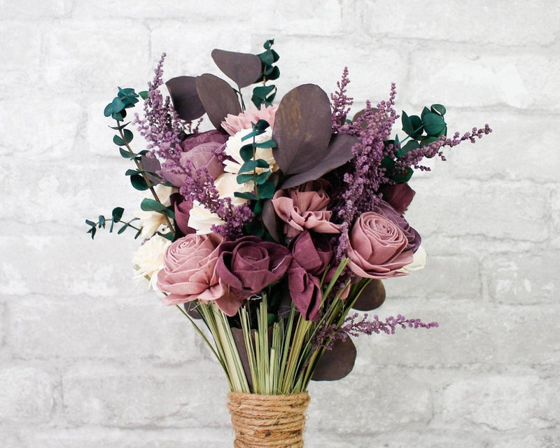 Twilight Sky Bridesmaid Bouquet Kit - Sola Wood Flowers