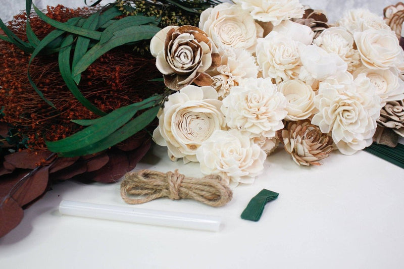 Wanderlust Bridal Bouquet Kit - Sola Wood Flowers