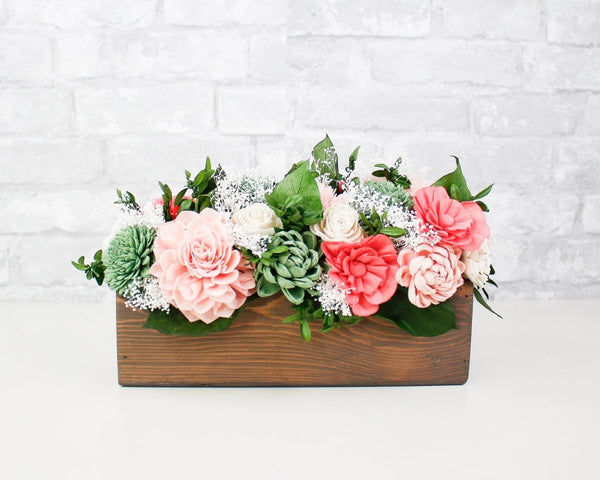 Watermelon Wishes Centerpiece Craft Kit - Sola Wood Flowers