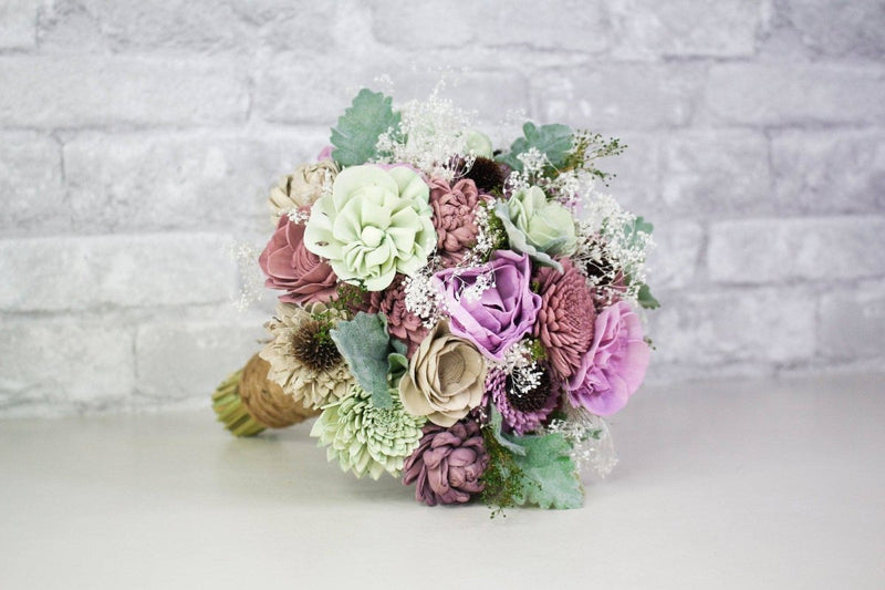 Whimsy Bridesmaid Bouquet Kit - Sola Wood Flowers