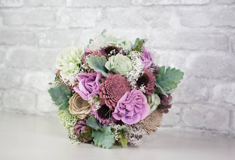 Whimsy Bridesmaid Bouquet Kit - Sola Wood Flowers