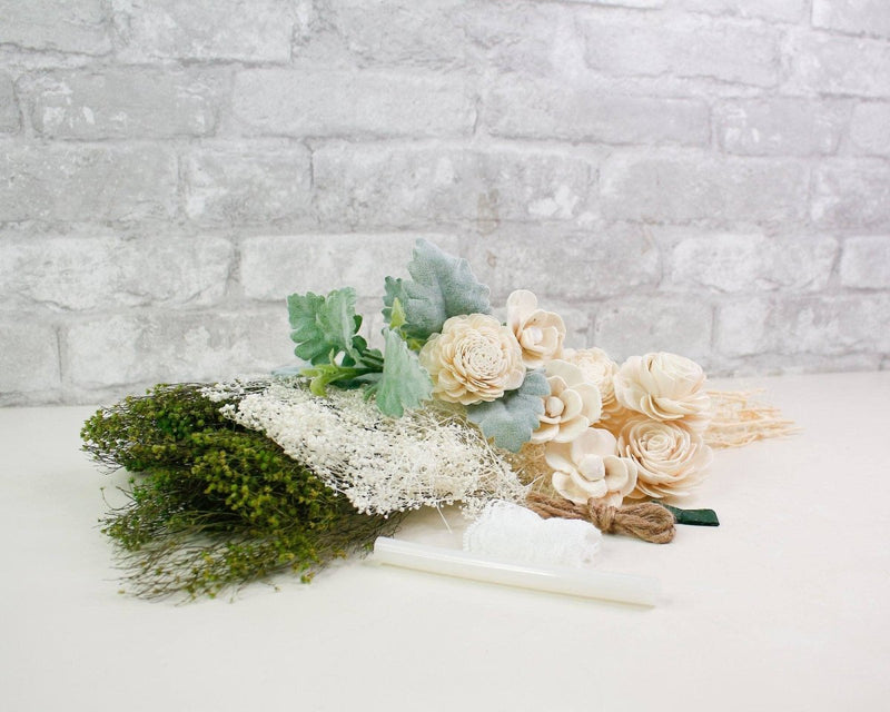 Whimsy Corsage Craft Kit (Set Of 3) - Sola Wood Flowers
