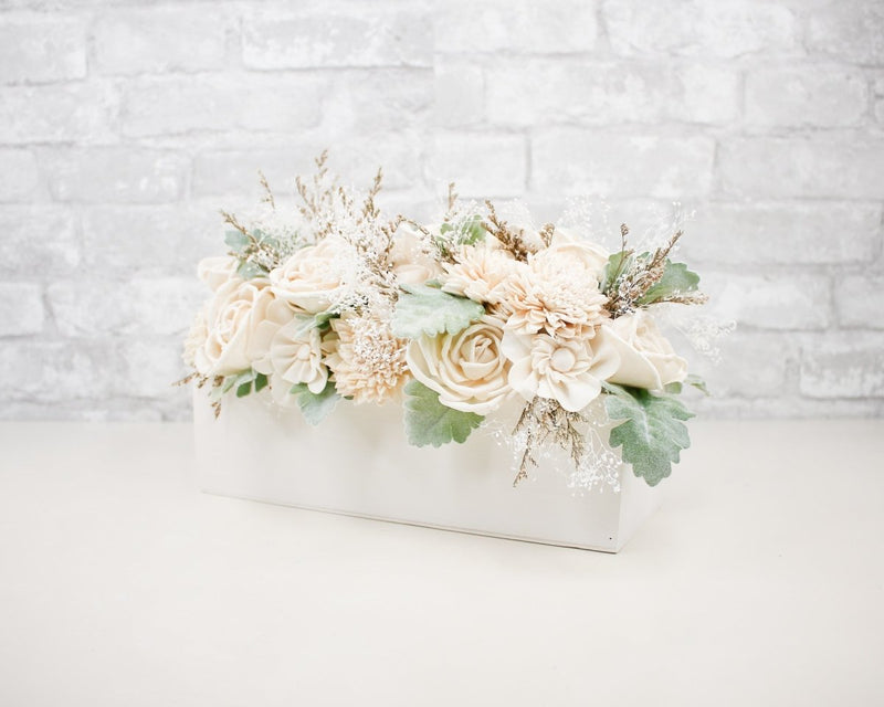 White Dove Centerpiece Craft Kit - Sola Wood Flowers